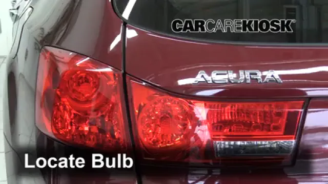 2012 Acura TSX 2.4L 4 Cyl. Wagon Luces Luz trasera (reemplazar foco)